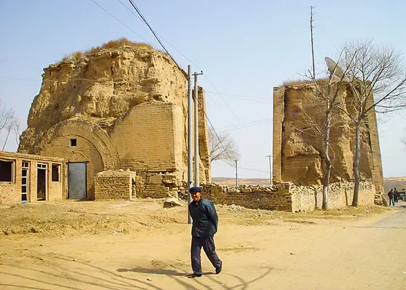 Broken Great Wall in Shaanxi